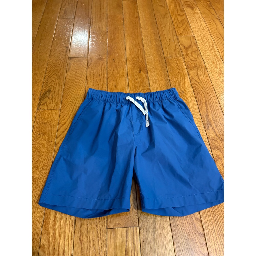 Crewcuts J.Crew Boys Blue Performance Shorts Size 16 Elastic Waist Drawstring